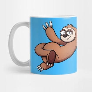 Lazy Sloth Greeting Mug